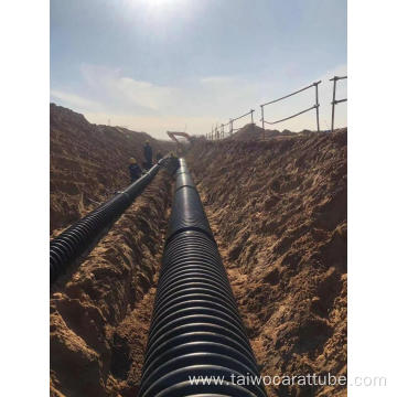 Large Diameter Corrugated Drain Carat Pipe